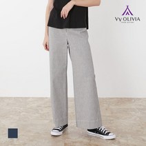 스트라이프 와이드 팬츠_VVPDL3M3261