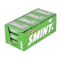 SMINT 슈가 프리 캔디 50입 12팩 스피어민트 SMINT Mints Spearmint | 12 metal jars with spearmint