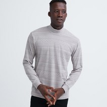 UNIQLO 스트레치 프리스프린트 목넥 T긴소매465929