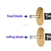 황동 휠 마킹 게이지 0.2mm 고정밀 목공 스크라이버 나무 도구 레이저 스케일 포함 단단한 목수, 01 Set A Fixed blade