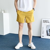 데일트 남자 나일론 여름 밴딩 스판 4부 반바지