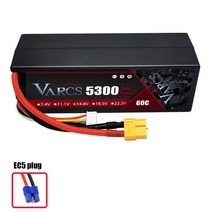 rc카부품 Varcs 4S 배터리 Lipo 14.8v 15.2v 높은 Volitage 5200mAh 6300mAh 60C 120C, 02 1PCS4S530060CEC5