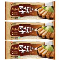 아워홈 부드러운 통살 돈카스 돈까스 480g x3봉 에어프라이어요리, 3개