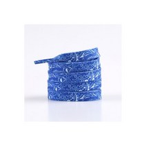 고 큰 캐슈 꽃 신발끈 남여공용 레드 블랙 블루 diy 스포츠 캐쥬얼 농구화 끈, Abstract Blue_120cm