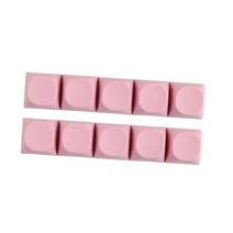 PBT Keycaps MA 프로필 볼 모양 미국 영국 레이아웃 모든 Cherrymx 기계식 키보드 용 키 캡, 0.71x0.49x0.55인치, PBT 키캡, 분홍