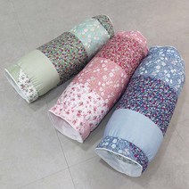 쭈앙 쁘띠 캔디베개커버 둥근베게 원형베게커버, 블루