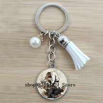 송판 격파 태권도용품 합판 새로운 스타일 가라드와 태권도 키 체인 유리 카보 숑 술 매력 열쇠 고리 피트, 57 white11