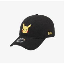 [AK PLAZA] [뉴에라키즈] 언스트럭쳐 포켓몬스터 페이스 피카츄 볼캡 블랙(12360218)