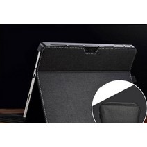 서피스독 Microsoft surface pro 7 8 6 5 용 가죽 쉘 4x12.3 인치 go 2 3 원래 키보드와 호환되는 케이스 보호 커버, 표면 프로 x, 파워백 포함