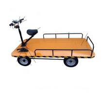 동력 운반차 농업용 전동 대차 운번가 구르마 수레, 0.8x1.5m (48v 20ah) 오렌지