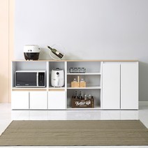 엣지퍼니처 파이 LPM 렌지대 수납장 시리즈, 600오픈수납장, 화이트