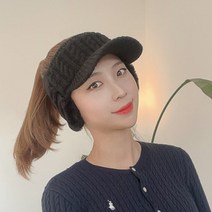 여성골프겨울모자 라운딩 귀도리 여자골프 모자