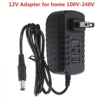 HY60 600W 12V/220V 2CH 자동차 HIFI 오디오 앰프 LCD 디스플레이 클래스 D 전력 증폭기 라디오 홈 시끄러운 스피커 FM USB SD, [03] 12V Adapter for home, 03 12V Adapter for home