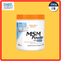 닥터스베스트 OptiMSM 함유 MSM 분말 250g 식이유황 메틸설포닐메테인, 2개