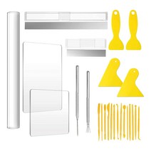 아크릴 시트 조각 펜으로 25 Pcs 클레이 롤러 플라스틱 스크레이퍼 DIY 도구 쉐이핑 및 대 한, 한개옵션0