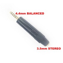 3.5mm스테레오(암) to 4.4mm밸런스/밸런스드(수) 변환 - 221031978EA, 본상품선택