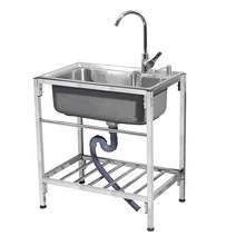 간이 싱크대 사무실 탕비실 개수대 보조 씽크대 야외, 52x38