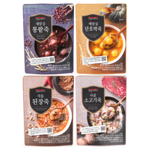 홈플러스 시그니처 죽 4종세트(단팥 단호박 된장 소고기)450g 각4개씩 총16개