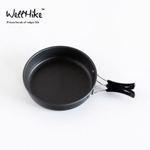 코펠 캠핑 세트 피크닉 조리기구 야외 냄비 등산 여행 주전자 바비큐 접시 그릇 낚시 휴대용 반합 커피, 단일사이즈, 팬(라벨유무랜덤)