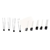 100PCS 10K 옴 3 % 온도 측정 NTC 서미스터 MF52-103 100 x 트랜지스터 NPN BC547 45V 100mA 블랙 BC547, 하나, 검정