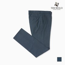 인디안 TREMOLO 블루 드레이프 스트레치 슬랙스 바지_TRNDLUZ8151