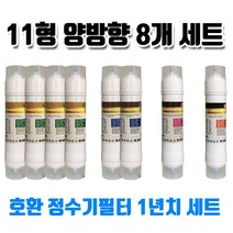 KW-P0W2 교원웰스 정수기필터 호환 8한방향 8개1세트, 1개, A타입