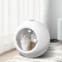 펫드라이룸 애견 털 건조 드라이기 50L 애완 동물 헤어 드라이어 자동 개 손질 바디 상자 고양이 자외선 소독 조명 가정용 목욕, 200W Korea PLUG