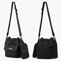 [네파] 22년 S/S 심플하고 모던한 디자인으로 일상 및 스포츠 활동에서 활용도가 높은 버킷 크로스백 (폰파우치포함) (단일색상) - 7I27525, BLACK(199)