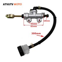 리어 브레이크 마스터 실린더 저수지 50cc 70cc 110cc 125cc Roketa Taotao ATV 먼지 구덩이 자전거 혼다 CBR250 400 CB400 호환