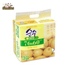 반려동물용품 순수 넌슬립 초대형패드 32매 76x60, 없음