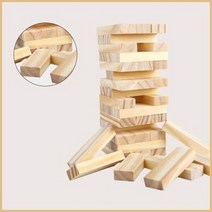 대형 나무블럭(젠가쌓기/54pcs) RTS, 1개