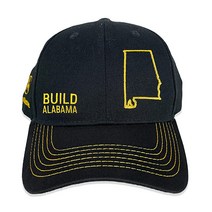 존디어John Deere Build State Pride 풀 트윌 모자-블랙 및 그레이 앨라배마 만들기 One Size-X-Large