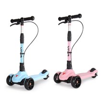 비바스포츠 루키 접이식 스쿠터 소형 미니 킥보드, 블루, 블루