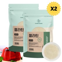 100% 젤라틴가루 젤라틴분말 파우더 500g 2개