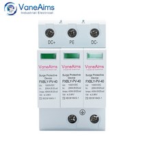 VaneAims 태양광 야외 피뢰기 번개 서지 보호 장치 딘 레일 장착 PV SPD DC 1000V 3 극 20 ~ 40KA, 3P DC 1000V SPD, 01 3P DC 1000V SPD