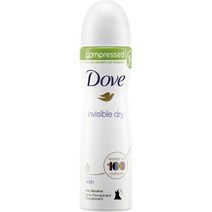 [영국] Dove 인비지블 드라이 안티퍼스피런트 데오도란트 에어로졸 75ml 75ml 1개, 14개