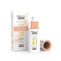 FotoUltra Isdin DE ISDIN Foto울트라 에이지 리페어 컬러 퓨전 워터 SPF 50 (50ml) | 트리플 안티 포토 에이징 효과 내추럴 커버로 얼굴을 보호하는, 50ml
