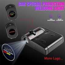 무드등 라이트 앰비언트 3D 자동차 무선 도어 장식 Led HD 프로젝터 램프 미이 이비자 6l 6j 레온 Mk2 아로나 알함브라 큐프라 fr용 145608, 2Pcs with logo _For Jeep
