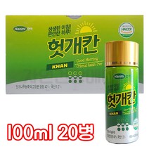 한미 헛개칸 100mlx20병(황사마스크증정)안전포장 음주전후 회식 술자리 숙취음료, 20병, 100ml