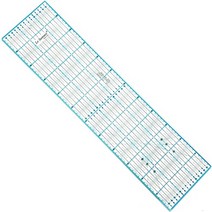 멀티 퀼트자 15cm x 60cm 재단자 시접자