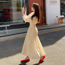 떳다그녀 피안 스모크 롱 원피스