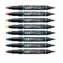 제브라 옵텍스 케어 형광펜, 08퍼플, 10개