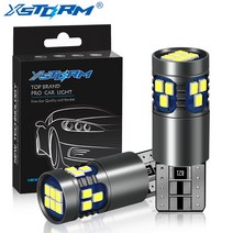 자동차전조등 2pcs w5w led t10 led 전구 168 194 canbus nor error 18smd 3030 자동차 신호 조명 정리 번호판 램프 6000k 흰색 호환, 빨간색