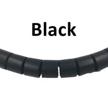 분광계 광도계 적외선 1/3/5/10 미터 8/12/16/22/28/32/42mm 라인 플렉시블 나선형 케이블 오거나이저 보관 파이프 코드 보호기 관리 PE 튜브, Black, 35 mm, 10 Meters