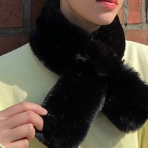 곽씨네슈퍼 1+1 고급스럽고 따뜻한 여성 에코퍼 머플러 목도리