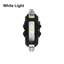 자전거 전조등 라이트 방수 고속 충전 도로 안전 경고 후미등, 3.white light