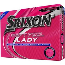 145228 Srixon 여성용 소프트 필 골프공, 분홍