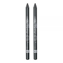 Rimmel Scandaleyes 방수 Kohl Kajal 라이너 스파클링 블랙 0.6g(0.2온스) 2개, 0.02 Fl Oz (1개), SPARKLING BLACK