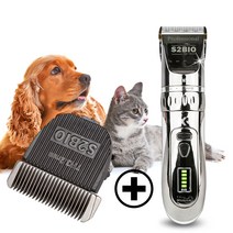 앙비뉴 X3터보+씨크안전날 강아지바리깡세트 애견 고양이 강아지이발기, 3.2mm