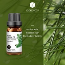 EVOKE-포크 에센셜 오일 10ML 아로마 디퓨저용 가습기 마사지 캔들 비누 제조 100% 자연 라벤더 자, 31 Pine Needles_01 10ml
